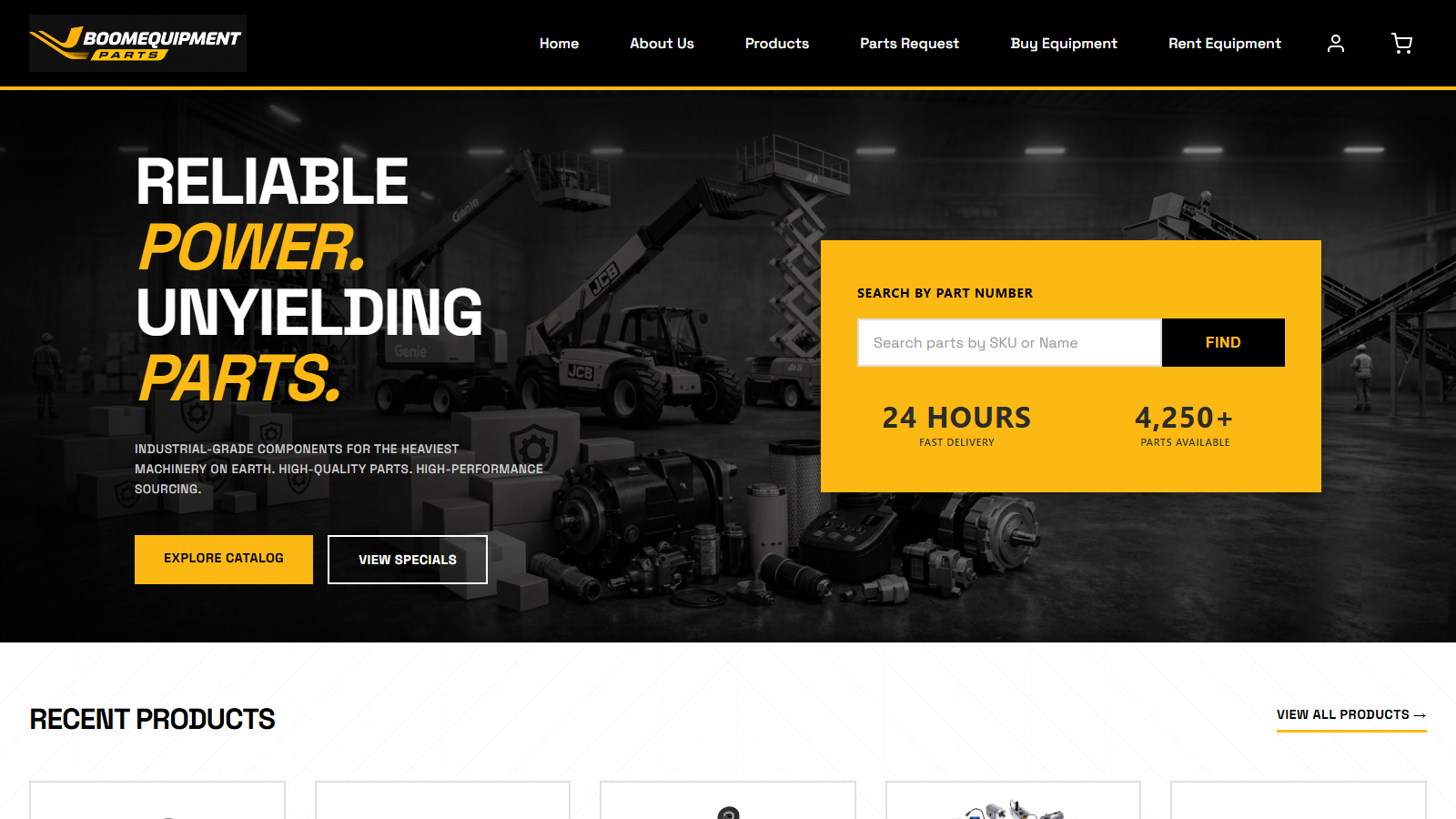 Boom Equipment Parts